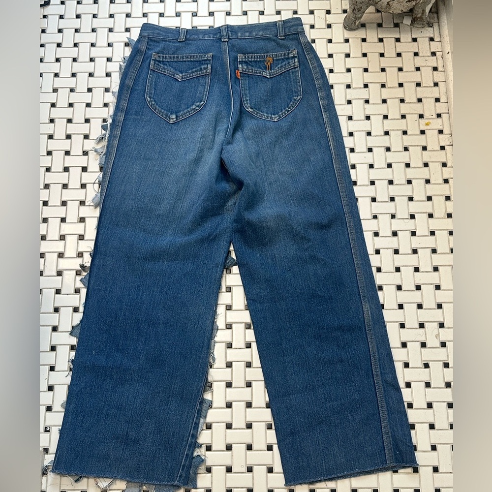 Patchwork Blue Jeans - image 2